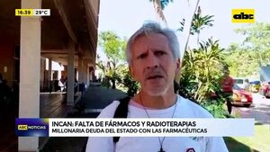 Incan: Falta de fármacos y radioterapias  - ABC Noticias - ABC Color