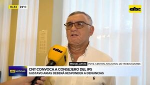 Video: CNT convoca a consejero del IPS  - ABC Noticias - ABC Color