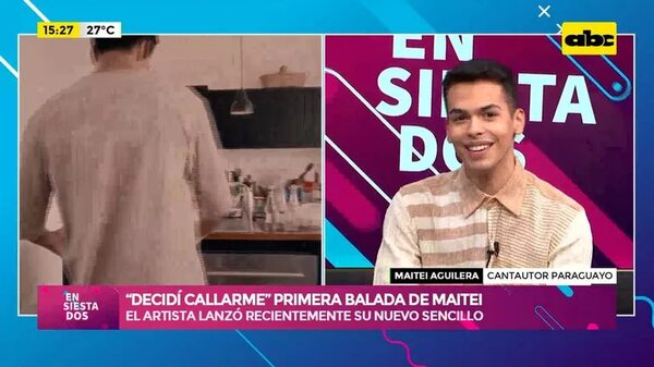 Video: “Decidí Callarme” primera balada de Maitei - Ensiestados - ABC Color