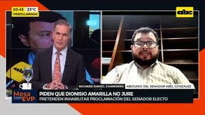 Video: Pretenden inhabilitar proclamación del senador electo Dionisio Amarilla  - Mesa de Periodistas - ABC Color