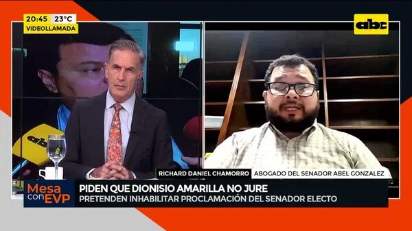 Video: Pretenden inhabilitar proclamación del senador electo Dionisio Amarilla  - Mesa de Periodistas - ABC Color