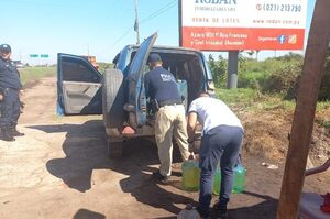 Incautan un vehículo con al menos 1.500 litros de carburantes en Villa Hayes - Megacadena — Últimas Noticias de Paraguay