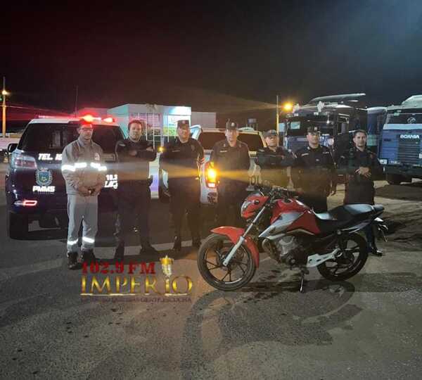 Motocicleta robada en el lado brasileño fue recuperada en barrio Obrero - Radio Imperio