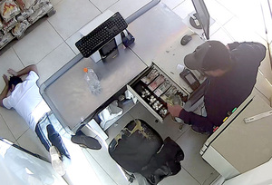Solitario delincuente roba G. 6 millones de carnicería - La Clave
