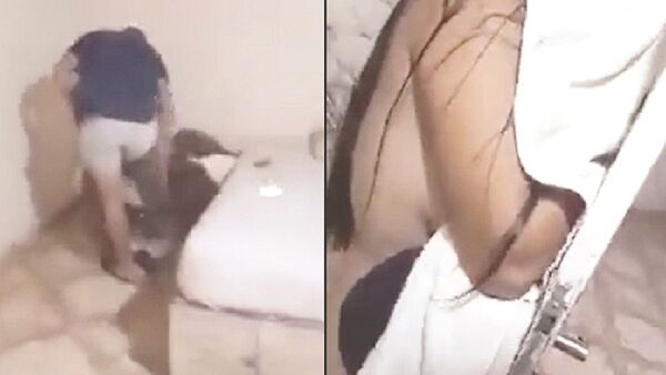 Doña pilló a su marido con otra en un motel y lo grabó