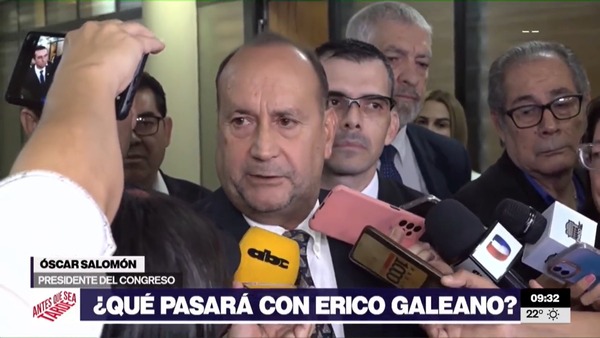 Caso Erico Galeano: Presidente del Senado da su postura y alega que no existe el "doble fuero" - Megacadena — Últimas Noticias de Paraguay