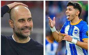 [VIDEO] Pep Guardiola quedó anonadado ¡con el golazo de Julio Enciso!