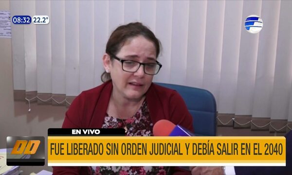 Fue liberado sin orden judicial y debía salir en el 2040 | Telefuturo