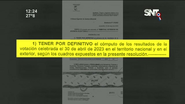 Elecciones Generales: El TSJE proclamó a los ganadores - SNT