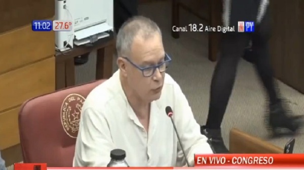 Senador Silva Facetti presentó su renuncia ante la Cámara Alta - Noticias Paraguay