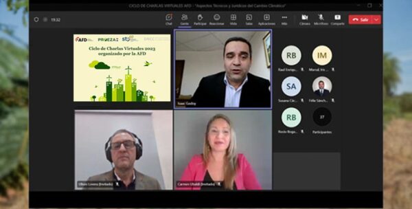 AFD y PROEZA iniciaron ciclo de charlas sobre acciones nacionales asociadas a la adaptación y mitigación del cambio climático