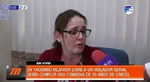 Liberan a “violador serial” antes de cumplir su condena en Tacumbú