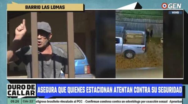 Vecino no permite que nadie se estacione frente a su casa, y al que lo hace les daña el vehículo. – Prensa 5