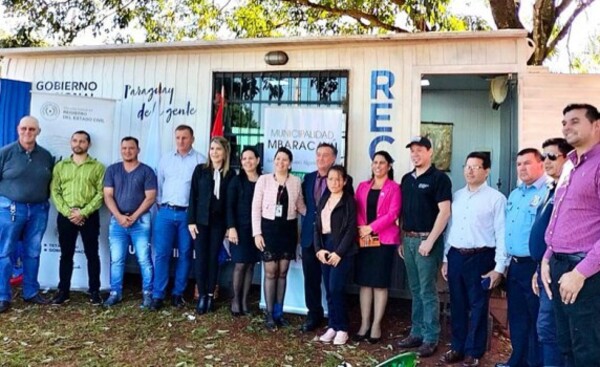 Registro Civil habilita oficina tipo container en Puerto Indio