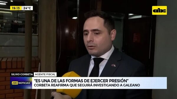 Video: Fiscal responde a amenaza de la defensa de Erico Galeano de denunciarlo ante el JEM - ABC Noticias - ABC Color