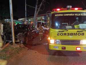 Policía que dio positivo al alcotest protagoniza siniestro vial en Villa Elisa | 1000 Noticias
