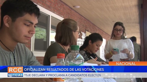 TSJE declara y proclama a candidatos electos de las elecciones generales