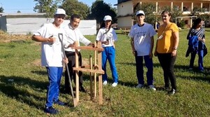 Docentes y alumnos plantan más de 260 árboles para enseñar sobre cuidado del medio ambiente - trece