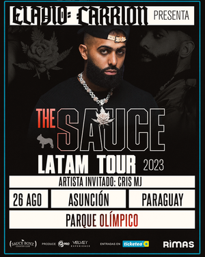 El astro del trap regresa a Paraguay en el marco de su gira "The Sauce" Latam Tour 2023 - .::Agencia IP::.