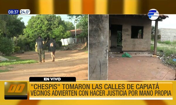 ''Chespis'' tomaron las calles de Capiatá | Telefuturo