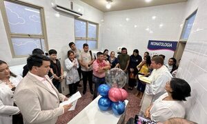 Inauguran sala de neonatología con 2 incubadoras en hospital de Minga Guazú