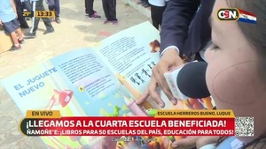 Ñamoñe'ẽ: ¡Llegamos a la cuarta escuela beneficiada! - C9N