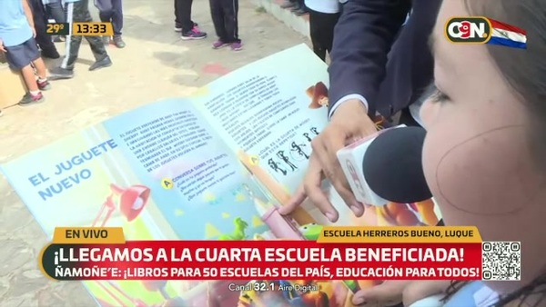 Ñamoñe'ẽ: ¡Llegamos a la cuarta escuela beneficiada! - C9N