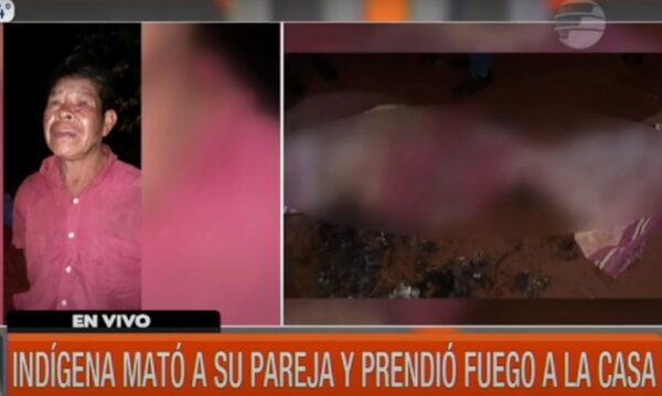 Indígena asesinó a su pareja y luego incendió la casa | Telefuturo