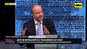 Valdovinos: “Ojo con exigirle al BCP que viole el deber del secreto” - Mesa de Periodistas - ABC Color