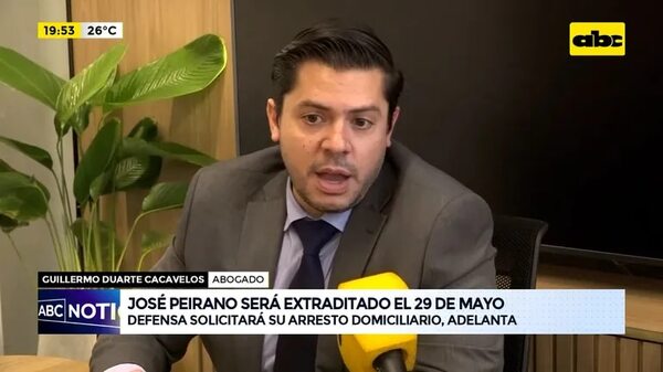 Video: José Peirano será extraditado el 29 de mayo - ABC Noticias - ABC Color