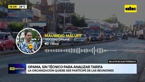 Video: Opama, sin técnico para analizar tarifa  - ABC Noticias - ABC Color