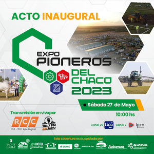 RCCTV trasmitirá en vivo la inauguración de la cuarta edición de la Expo Pioneros 2023