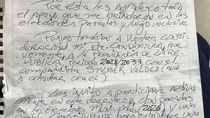 Payo escribió una carta y anunció que quiere presentarse para presi en 2028