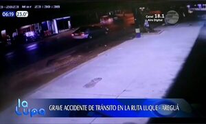 Grave accidente de tránsito en la ruta Luque-Areguá | Telefuturo