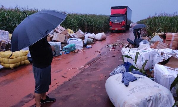 Diario HOY | Ocho delincuentes asaltan camión transportador en el este