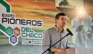 Santi Peña en Expo Pioneros: "Mi compromiso es desarrollar todo el Chaco Paraguayo"