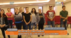 Nos recibe el Coro CFA Music, invitados especiales para el concierto de Lilly Goodman - SNT