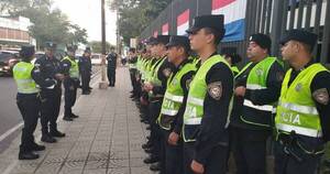 La Nación / La cobertura policial prevista ante posibles incidentes de cara al acto de proclamación