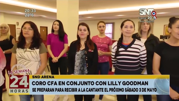 Coro CFA en conjunto con Lilly Goodman - SNT