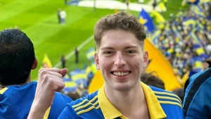 [VIDEO] El hincha de Boca que sigue con muchísima hambre ¡hacia Olimpia!
