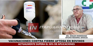 CONTINÚAN LAS VACUNACIONES CONTRA LA FIEBRE AFTOSA EN ITAPÚA  - Itapúa Noticias