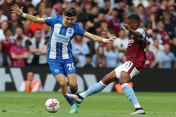 El Brighton de Enciso cierra la mejor temporada de su historia con una derrota  - Fútbol de la Premier League - ABC Color