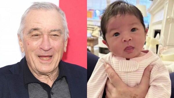 Robert De Niro muestra orgulloso a su bebé