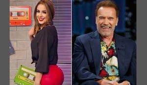 Vivi Figueredo se le declaró en seco voi a Arnold Schwarzenegger