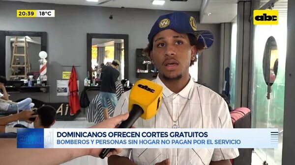 Video: ‘‘Dominicanos ofrecen cortes gratuitos’’ - Periodísticamente - ABC Color