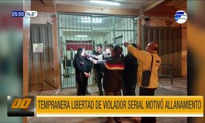 Liberación ''por error'' de violador serial motivó allanamiento en Tacumbú | Telefuturo