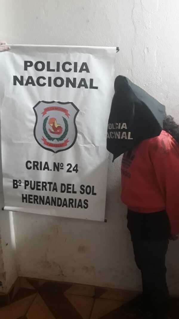 Reducen a mujer tras tentativa de robo en una residencia de Hernandarias