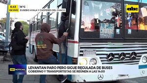 Video: Levantan paro pero sigue regulada de buses - ABC Noticias - ABC Color