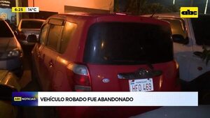 Video: Recuperan vehículo denunciado como robado - ABC Noticias - ABC Color