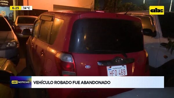 Video: Recuperan vehículo denunciado como robado   - ABC Noticias - ABC Color